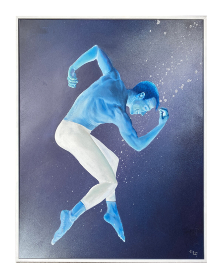 Ed Lambert - Michael (The Blue Room) 74cm x 84cm framed)