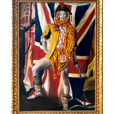 Ed Lambert -Thomas Wears Vivienne (framed) 84cm x 114cm