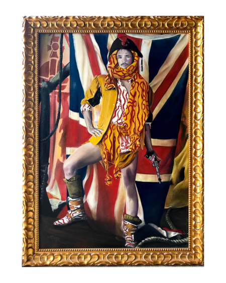 Ed Lambert -Thomas Wears Vivienne (framed) 84cm x 114cm