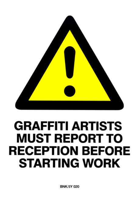 Banksy - Graffiti Sticker