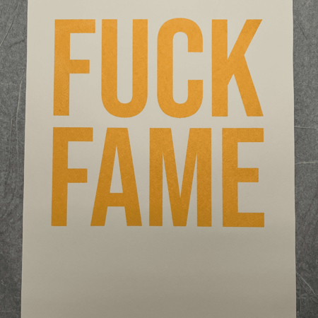 Alex Bucklee- Fuck Fame