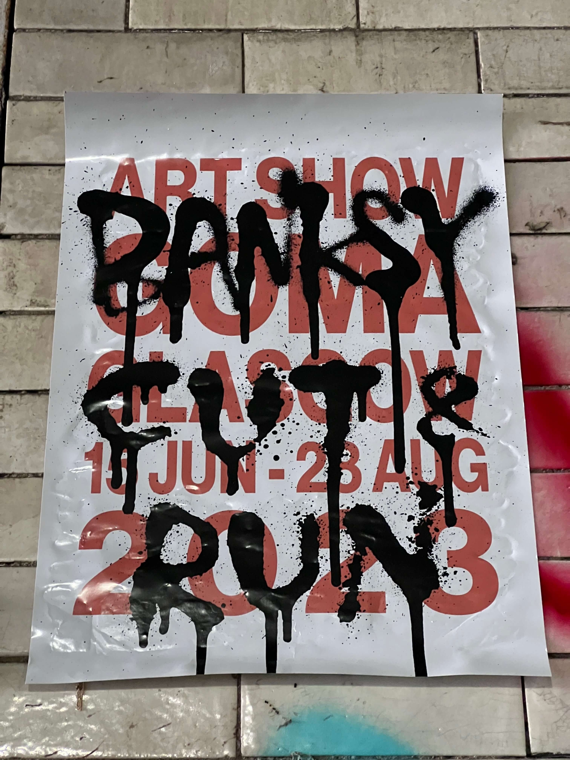 Banksy: Cut & Run Exhibition Posters