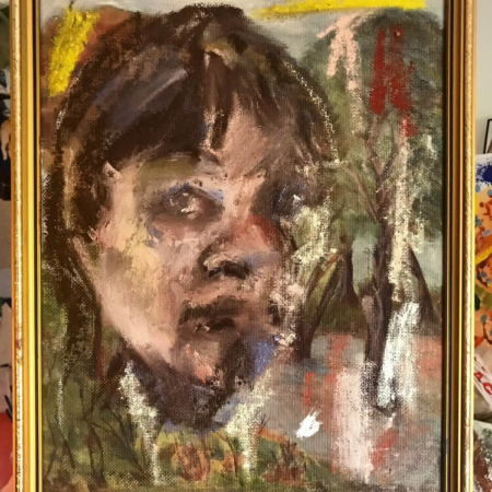 Miss Eils - Self Portrait in Poxy Frame