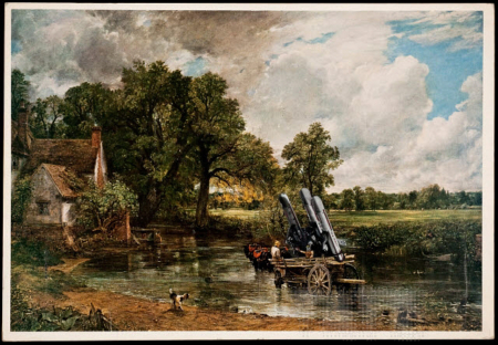 Peter Kennard - Haywain with Cruise Missiles