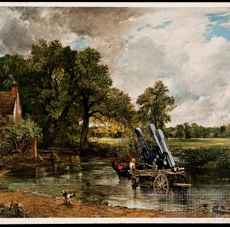 Peter Kennard - Haywain with Cruise Missiles